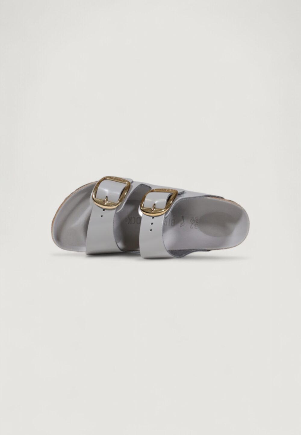 Ciabatte con fascia BIRKENSTOCK Arizona Big Buckle Grigio Chiaro - Foto 5