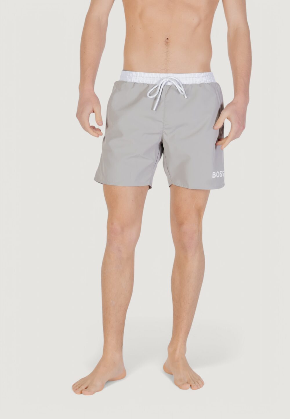 Costume boxer Boss Starfish 10259586 01 Grigio - Foto 1