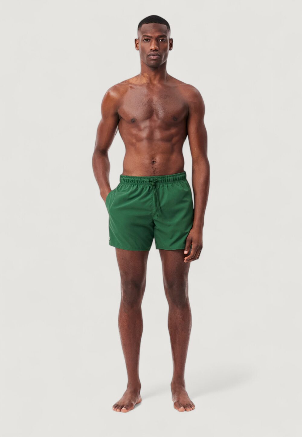 Costume slip LACOSTE  Verde - Foto 5