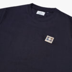 Felpa senza cappuccio Aquascutum RUBBER PATCH CREWNECK Blue scuro - Foto 3