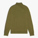 Felpa senza cappuccio Aquascutum SMALL LOGO QUARTER ZIP Verde - Foto 2