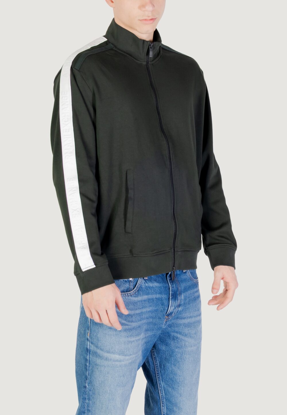 Felpa senza cappuccio Armani Exchange  Antracite - Foto 3