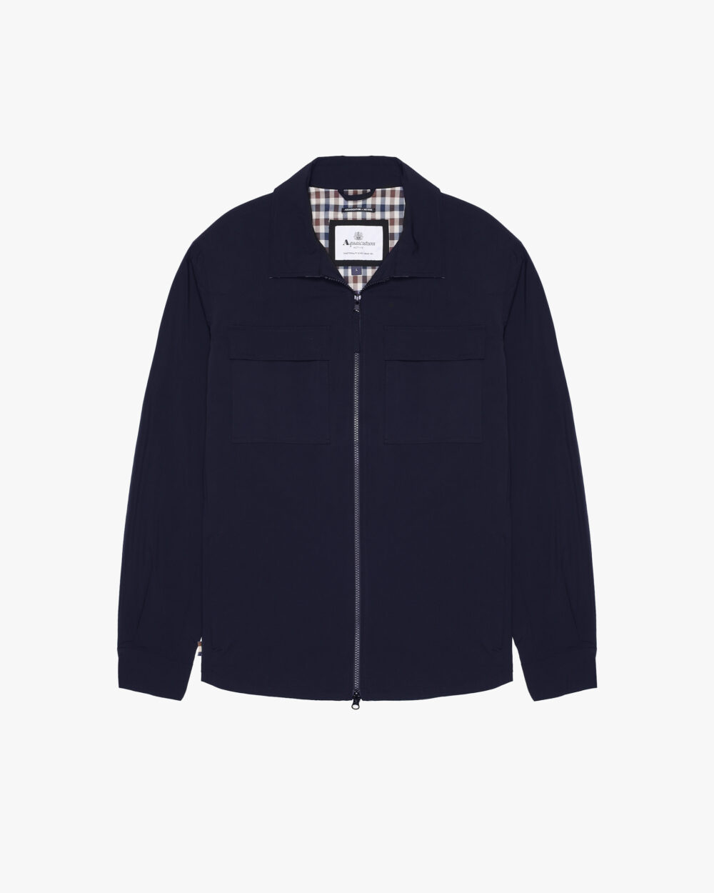 Giacchetto Aquascutum STRETCH OVERSHIRT Blu - Foto 1