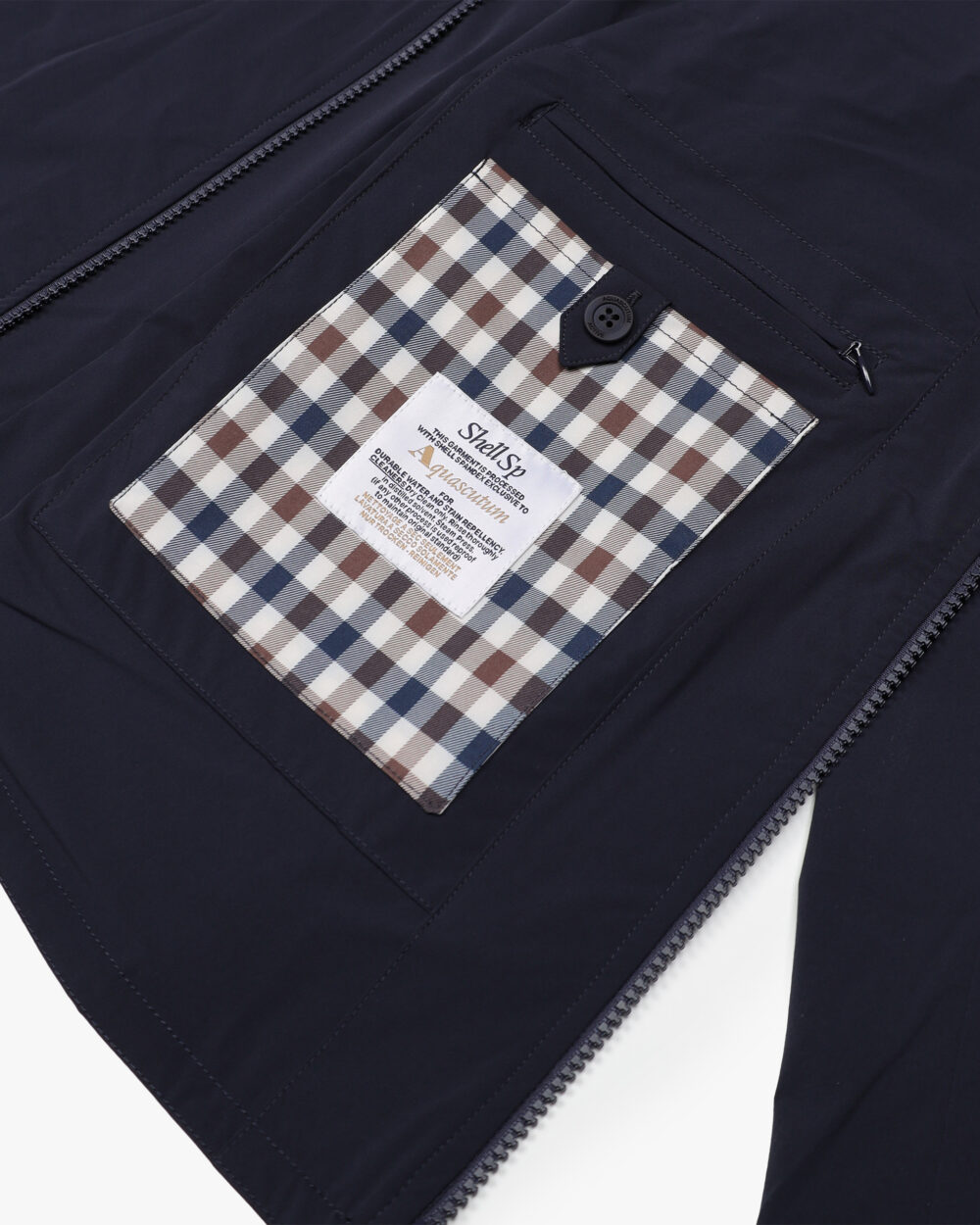Giacchetto Aquascutum STRETCH OVERSHIRT Blu - Foto 4