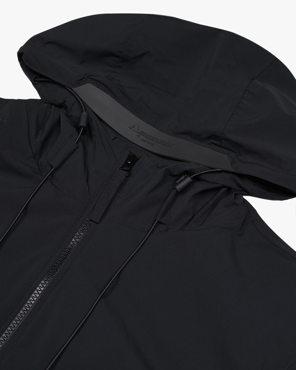 Giacchetto Aquascutum HOODED STRETCH WINDBREAKER Nero - Foto 4