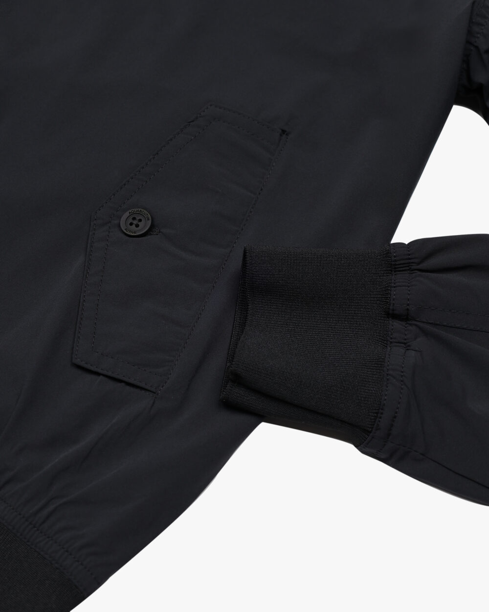 Giacchetto Aquascutum STRETCH HARRINGTON Nero - Foto 5