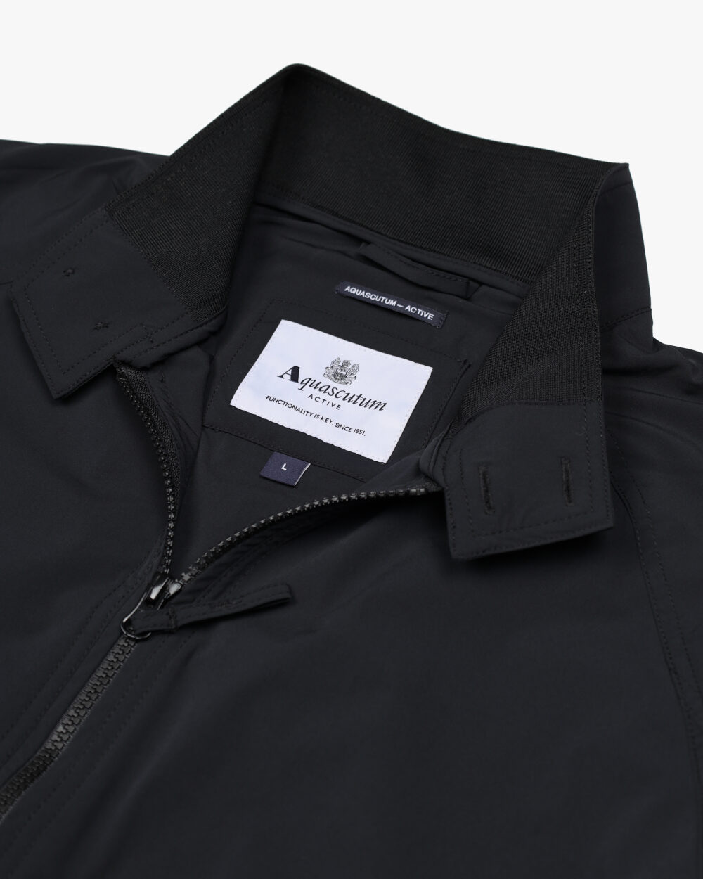 Giacchetto Aquascutum STRETCH HARRINGTON Nero - Foto 3