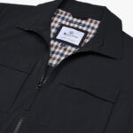 Giacchetto Aquascutum STRETCH OVERSHIRT Nero - Foto 3