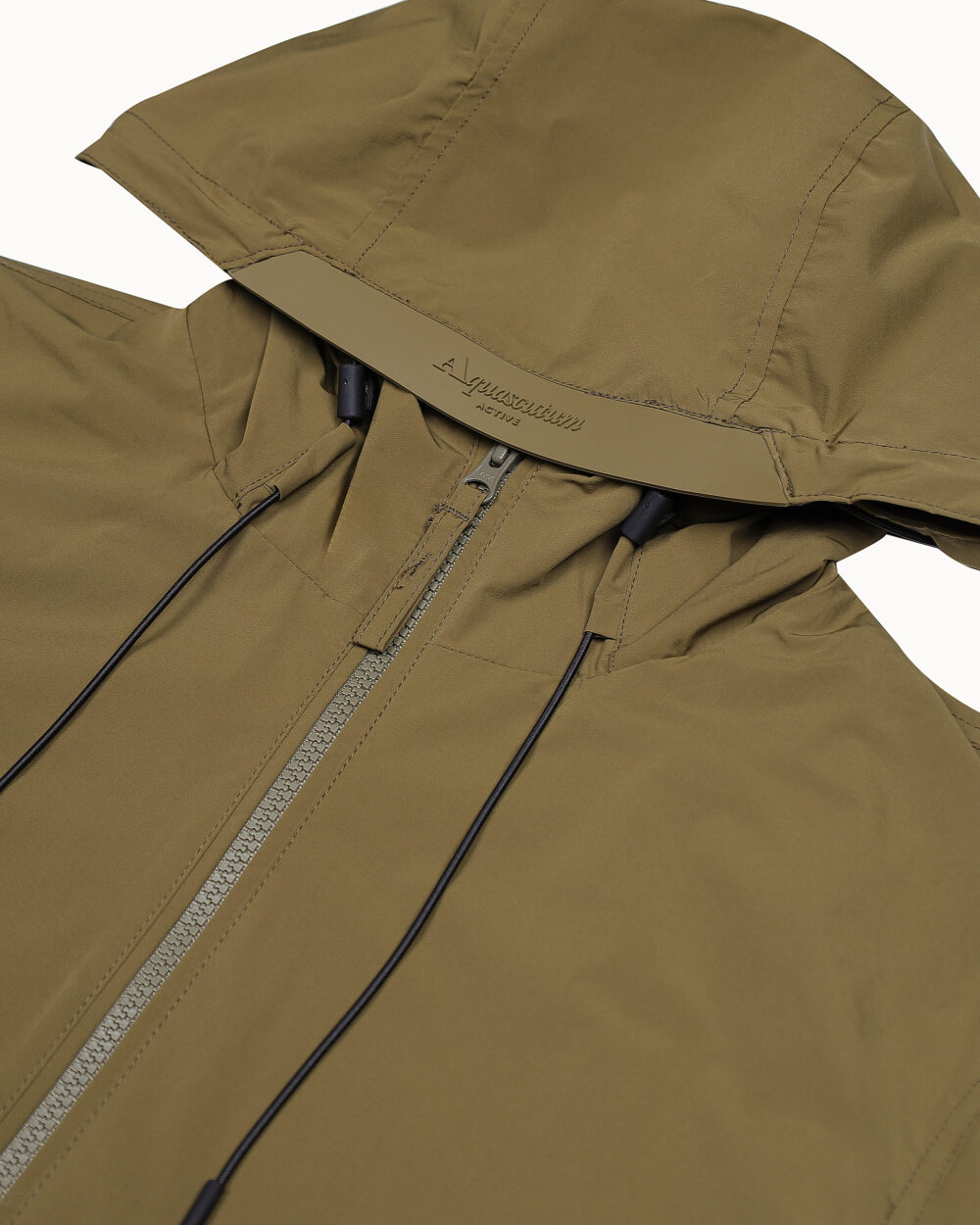 Giacchetto Aquascutum HOODED STRETCH WINDBREAKER Verde - Foto 4