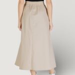 Gonna lunga Only Onlzora Hw Long Pleat Pnt Beige - Foto 4