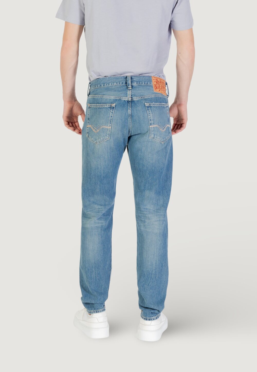 Jeans slim Replay  Denim - Foto 4