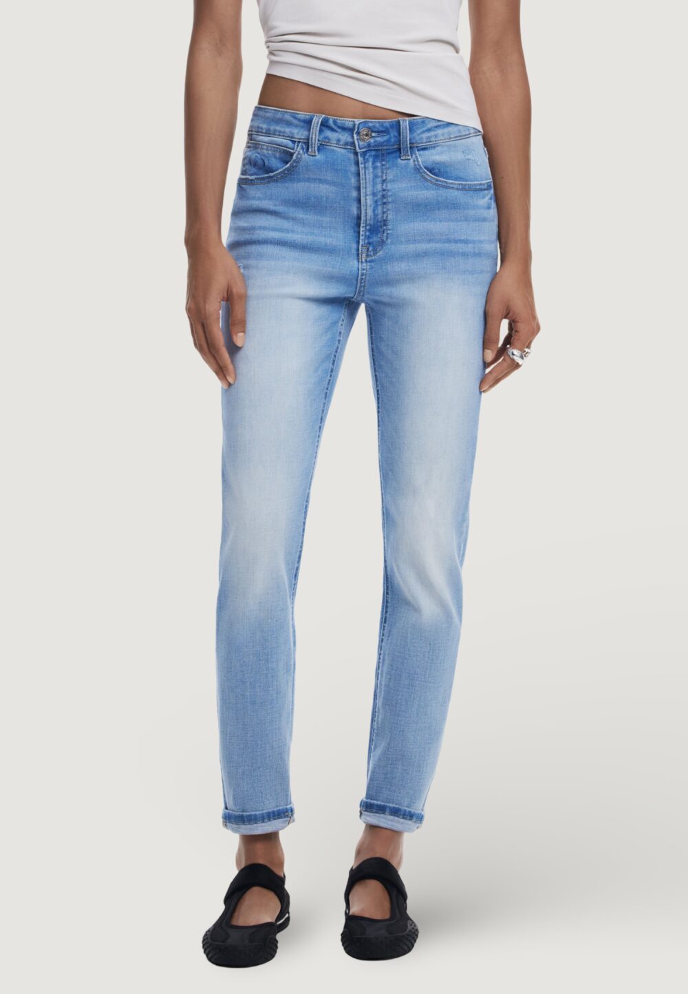 Jeans skinny Desigual DENIM_LEYSTER Denim chiaro - Foto 1