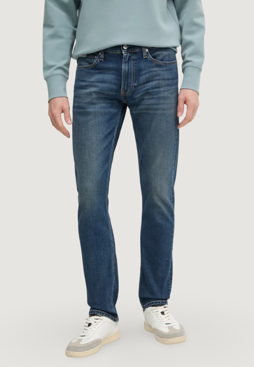 Jeans slim Calvin Klein Jeans  Denim scuro - Foto 1