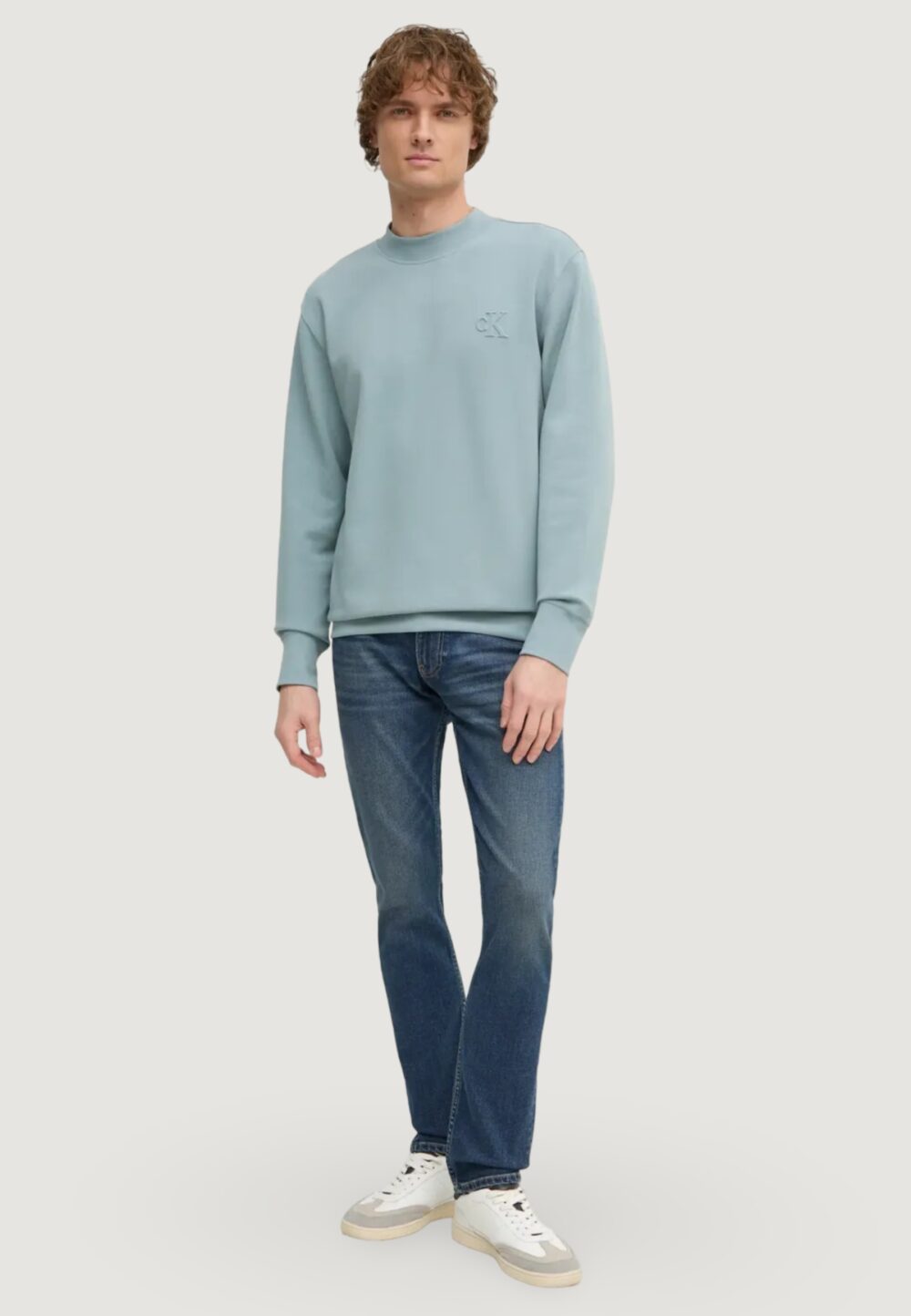Jeans slim Calvin Klein Jeans  Denim scuro - Foto 2