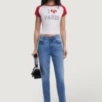 Jeans skinny Desigual DENIM_BELMA Denim chiaro - Foto 3