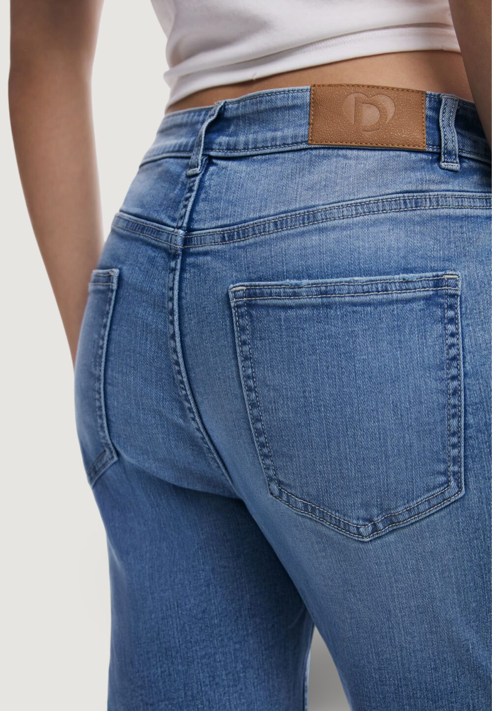 Jeans skinny Desigual DENIM_BELMA Denim chiaro - Foto 4