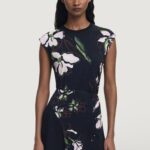 Vestito lungo Desigual VEST_ANGANA Nero - Foto 2