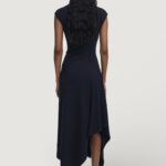 Vestito lungo Desigual VEST_ANGANA Nero - Foto 4