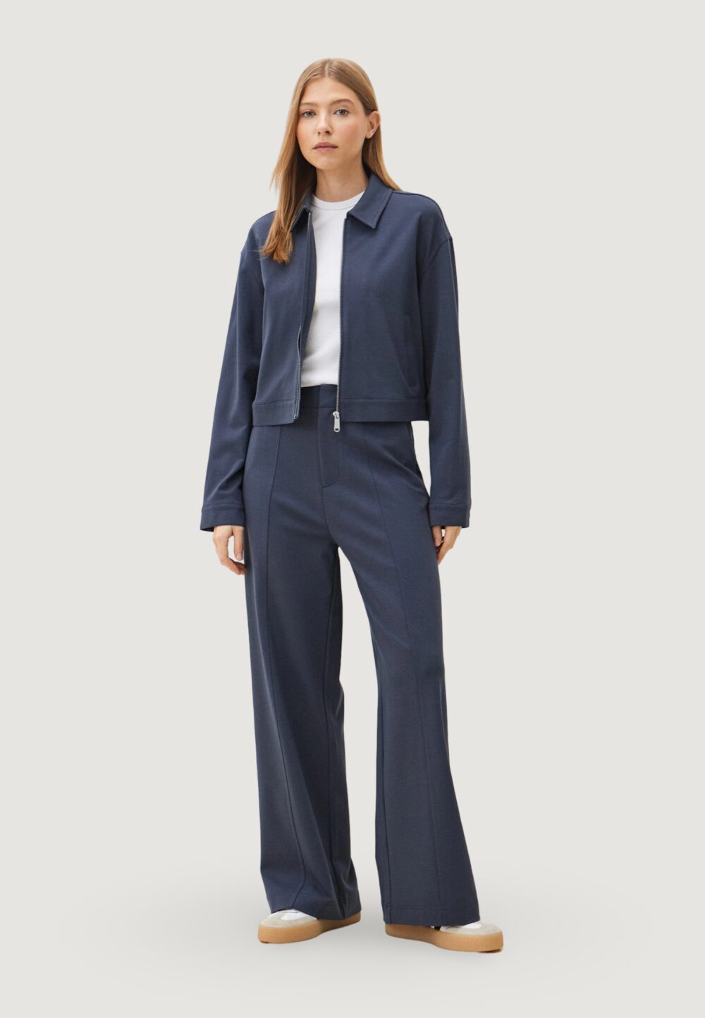 Pantaloni regular Calvin Klein Jeans MILANO STRAIGHT PANT Antracite - Foto 2
