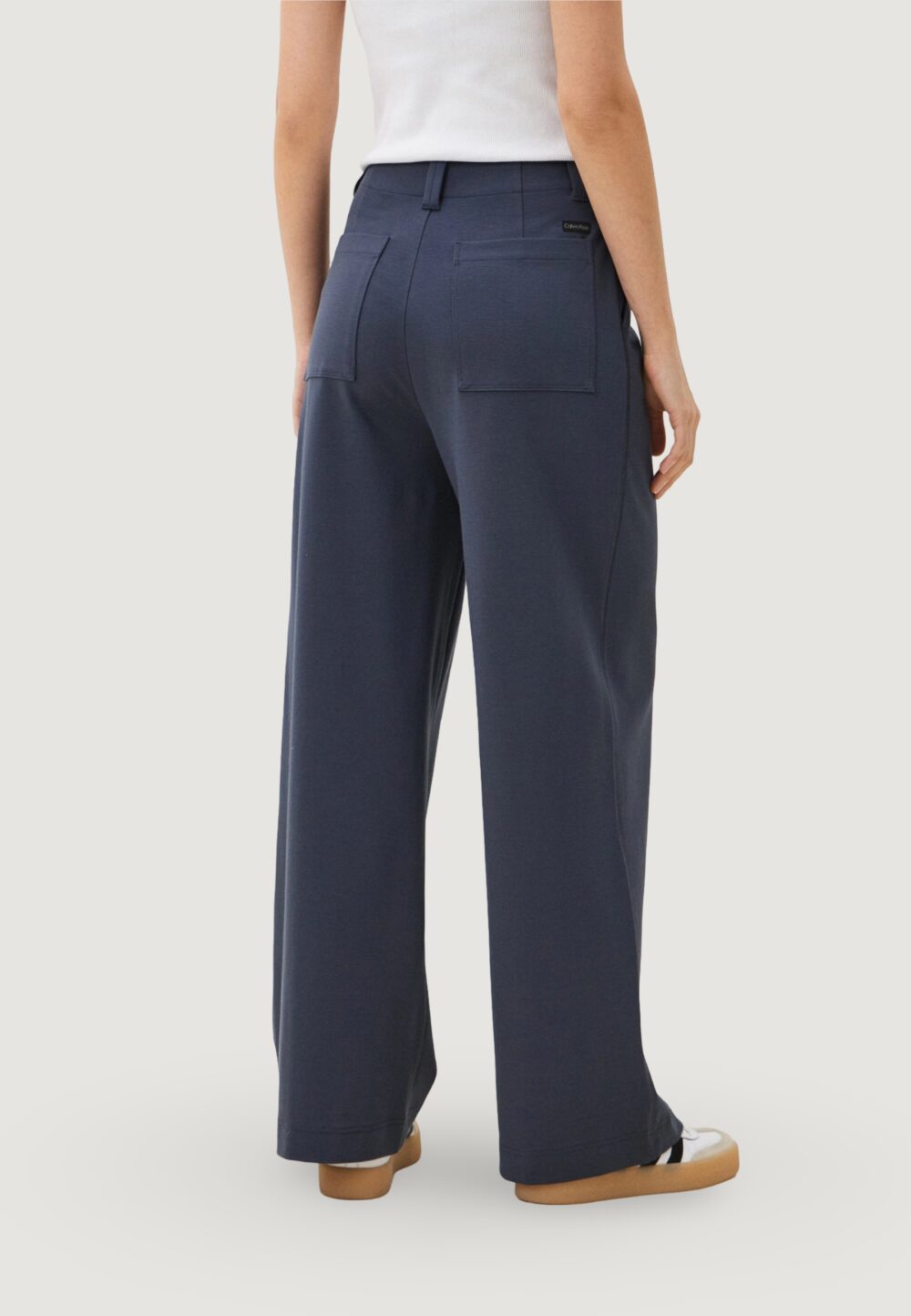 Pantaloni regular Calvin Klein Jeans MILANO STRAIGHT PANT Antracite - Foto 4