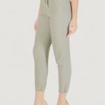 Pantaloni regular Only ONLCARO-POPTRASH EASY LINEN BL PNT NOOS VERDE SALVIA - Foto 2