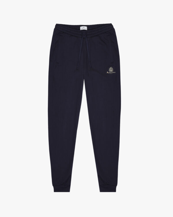 Pantaloni sportivi Aquascutum SMALL LOGO TRACK PANTS Blue scuro - Foto 1