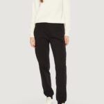 Pantaloni sportivi Calvin Klein Jeans RAISED EMBROIDERY CK Nero - Foto 2