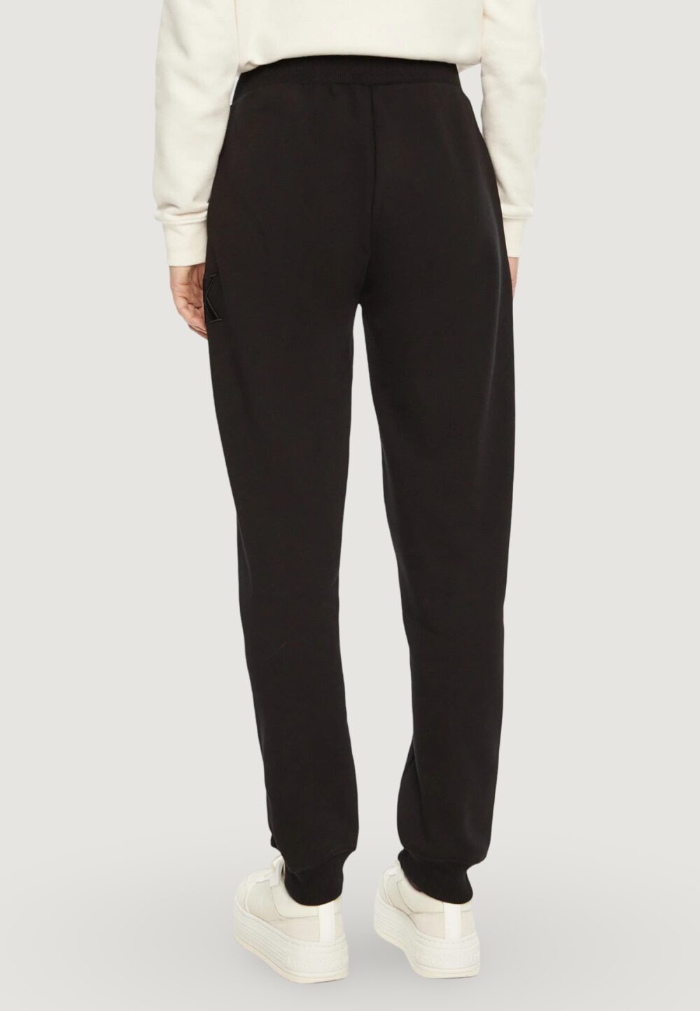 Pantaloni sportivi Calvin Klein Jeans RAISED EMBROIDERY CK Nero - Foto 3