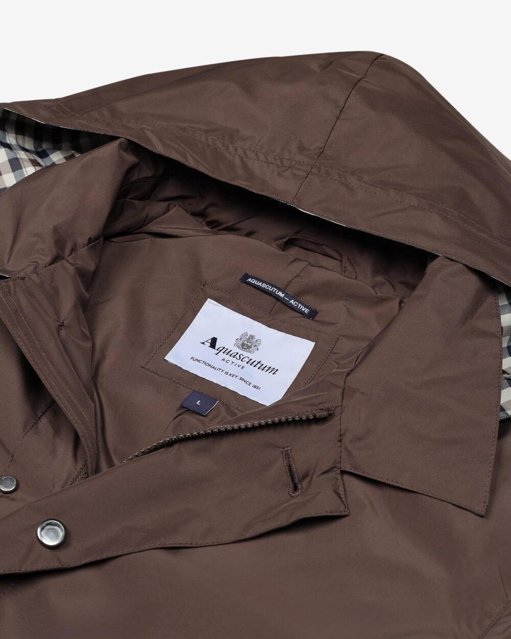 Parka Aquascutum RLG PACKABLE TRENCH Marrone - Foto 5