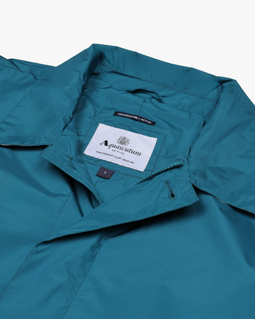 Parka Aquascutum RLG PACKABLE TRENCH Petrolio - Foto 5