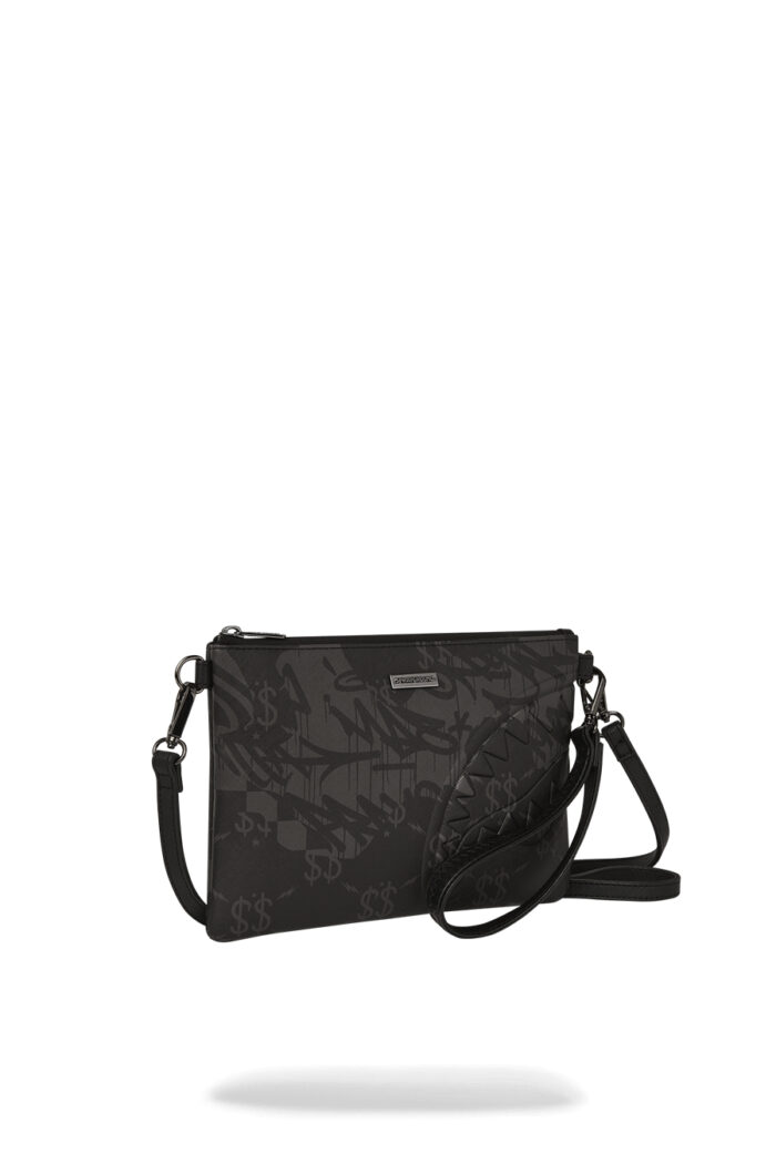 Pochette e beauty Sprayground 3AM CHECK POUCHETTE Grigio