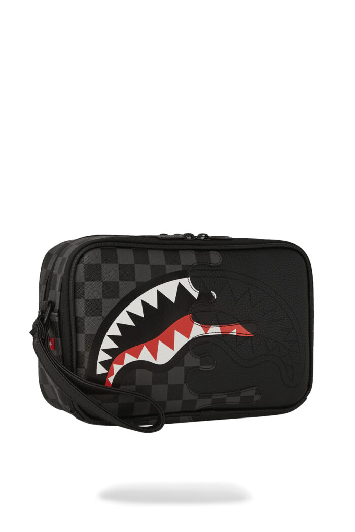 Pochette e beauty Sprayground UNFINISHED SHARK TOILETRY Grigio