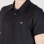 Polo manica corta Emporio Armani Underwear Swimwear Nero - Foto 2