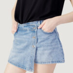 Shorts Only ONLLESLY REG LB DNM SKORT BJ Blue Denim Chiaro - Foto 1