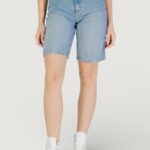 Shorts Only Onlsonny Hw Wide Dnm Noos Denim chiaro - Foto 5