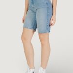 Shorts Only Onlsonny Hw Wide Dnm Noos Denim chiaro - Foto 2