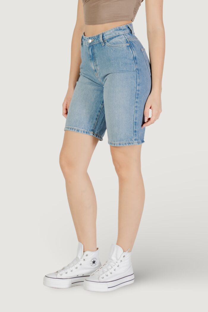 Shorts Only Onlsonny Hw Wide Dnm Noos Denim chiaro