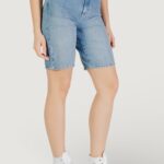 Shorts Only Onlsonny Hw Wide Dnm Noos Denim chiaro - Foto 3