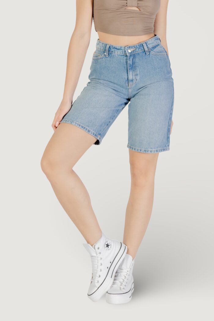 Shorts Only Onlsonny Hw Wide Dnm Noos Denim chiaro