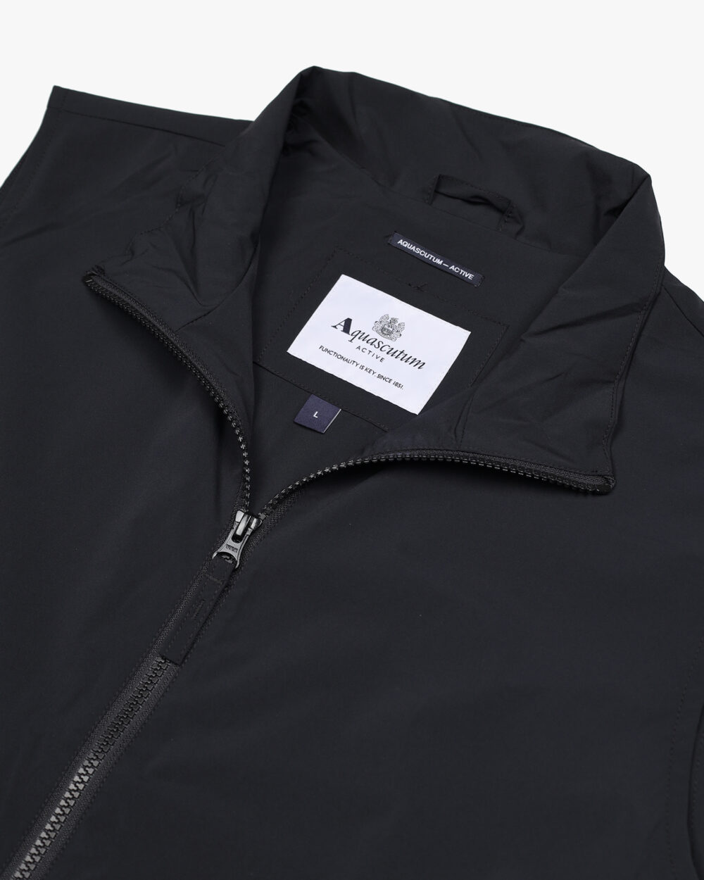 Smanicato Aquascutum STRETCH VEST Nero - Foto 3
