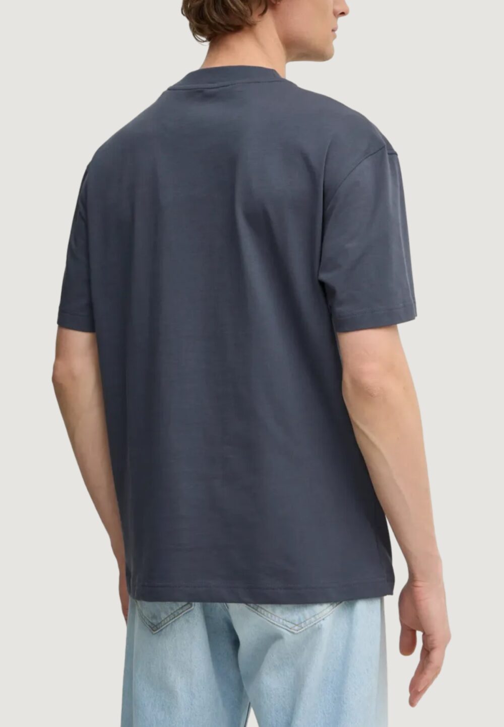 T-shirt Calvin Klein Jeans BRISTLE MONOLOGO TEE Antracite - Foto 4