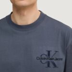 T-shirt Calvin Klein Jeans BRISTLE MONOLOGO TEE Antracite - Foto 2