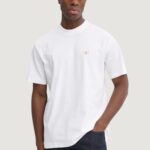 T-shirt Calvin Klein Jeans WOVEN LABEL RELAXED Bianco - Foto 1