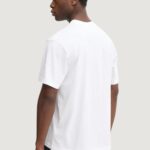 T-shirt Calvin Klein Jeans WOVEN LABEL RELAXED Bianco - Foto 3