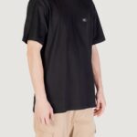 T-shirt Calvin Klein Jeans WOVEN LABEL RELAXED Nero - Foto 3