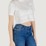 T-shirt Only Onlbetsy Life S/S O-Neck Mix Top Jrs Bianco - Foto 3