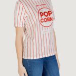 T-shirt Only Onlburst Life S/S Popcorn Top Box Jrs Panna - Foto 3