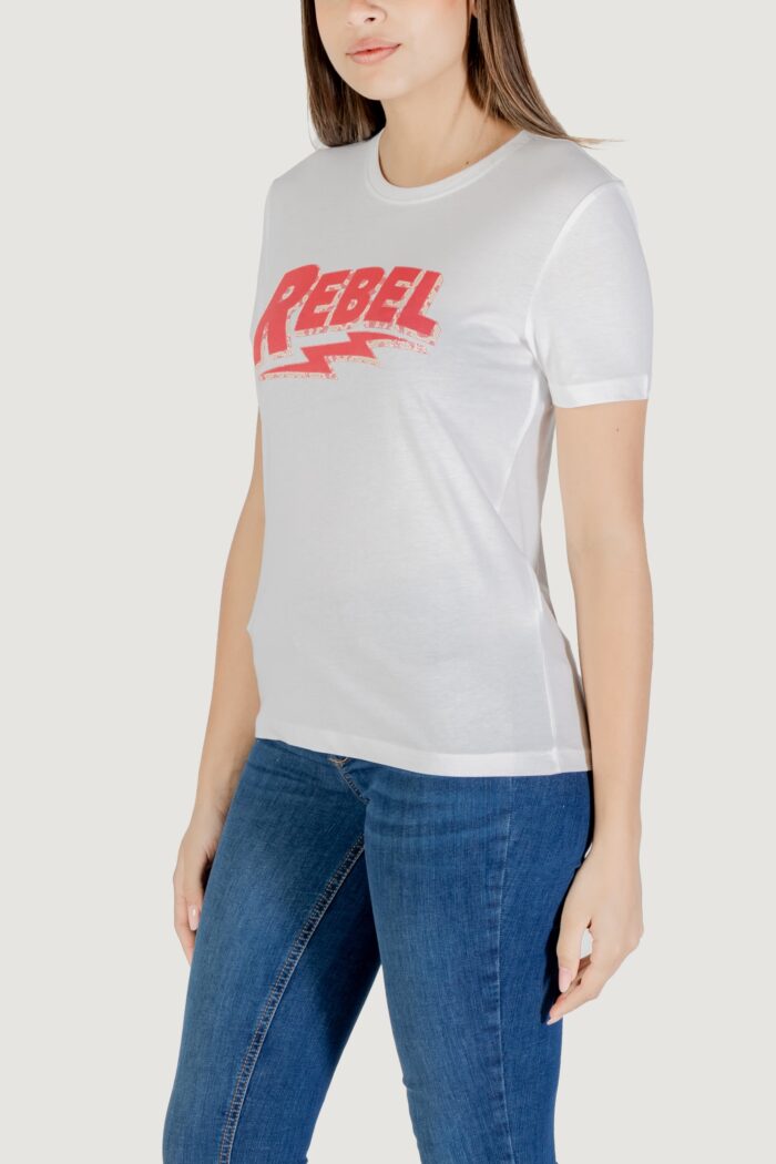 T-shirt Only Onlhenny Life Reg S/S Top Box Jrs Rosa Cipria