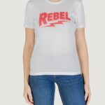 T-shirt Only Onlhenny Life Reg S/S Top Box Jrs Rosa Cipria - Foto 5