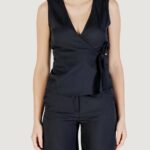 Top Jacqueline de Yong Jdynina S/L Wrap Top Wvn Nero - Foto 3